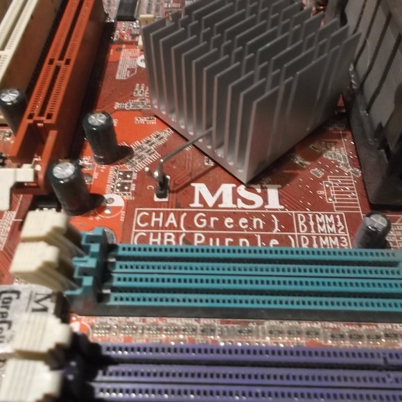 Motherboard MSI CHA(Green) MSI Core Cell Intelfw82801eb13519288 INTEL MALAY - Picture 5 of 7